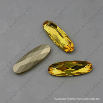 Yellow Strass Stones Jewelry Beads